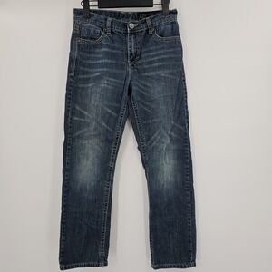 TK Axel YOUTH Boys Jeans Size 14 Straight Leg Embroidered Western Rodeo Cowboy